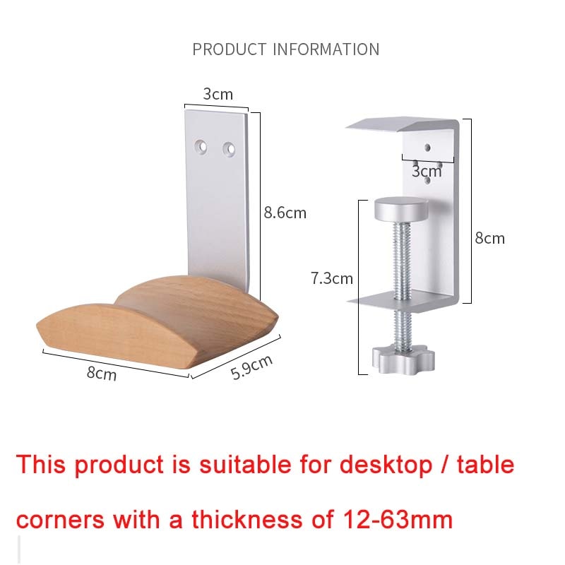 Wooden Headset Holder for Desk Wooden Headset Holder for Desk