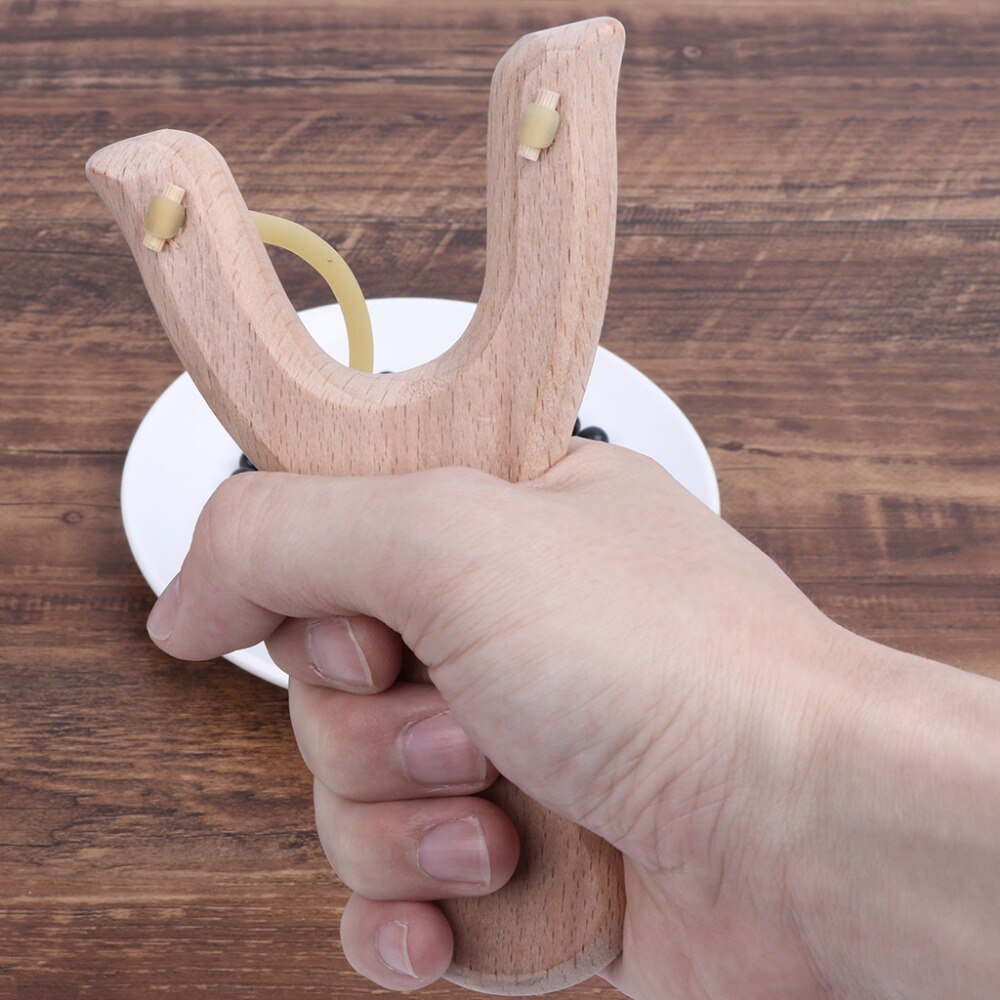 Wooden Hunting Slingshot with Band Wooden Hunting Slingshot with Band