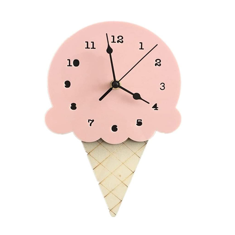 Wooden Ice Cream Clock Wooden Ice Cream Clock
