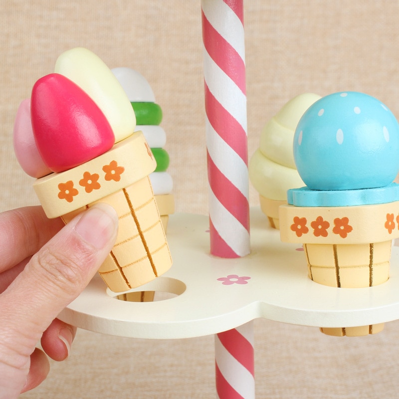 Wooden Ice Cream Stand Toy Wooden Ice Cream Stand Toy