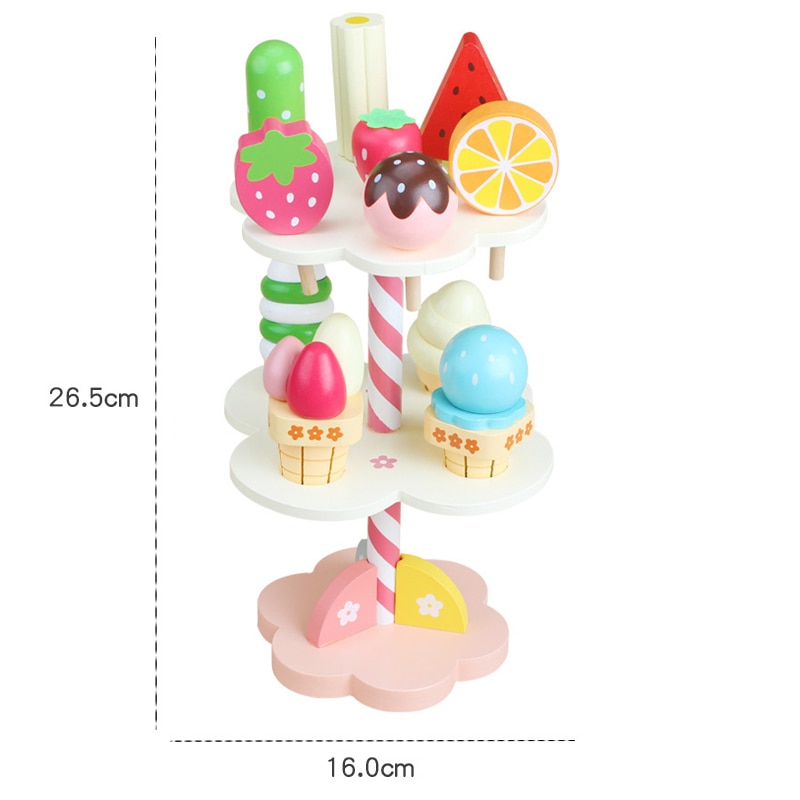 Wooden Ice Cream Stand Toy Wooden Ice Cream Stand Toy