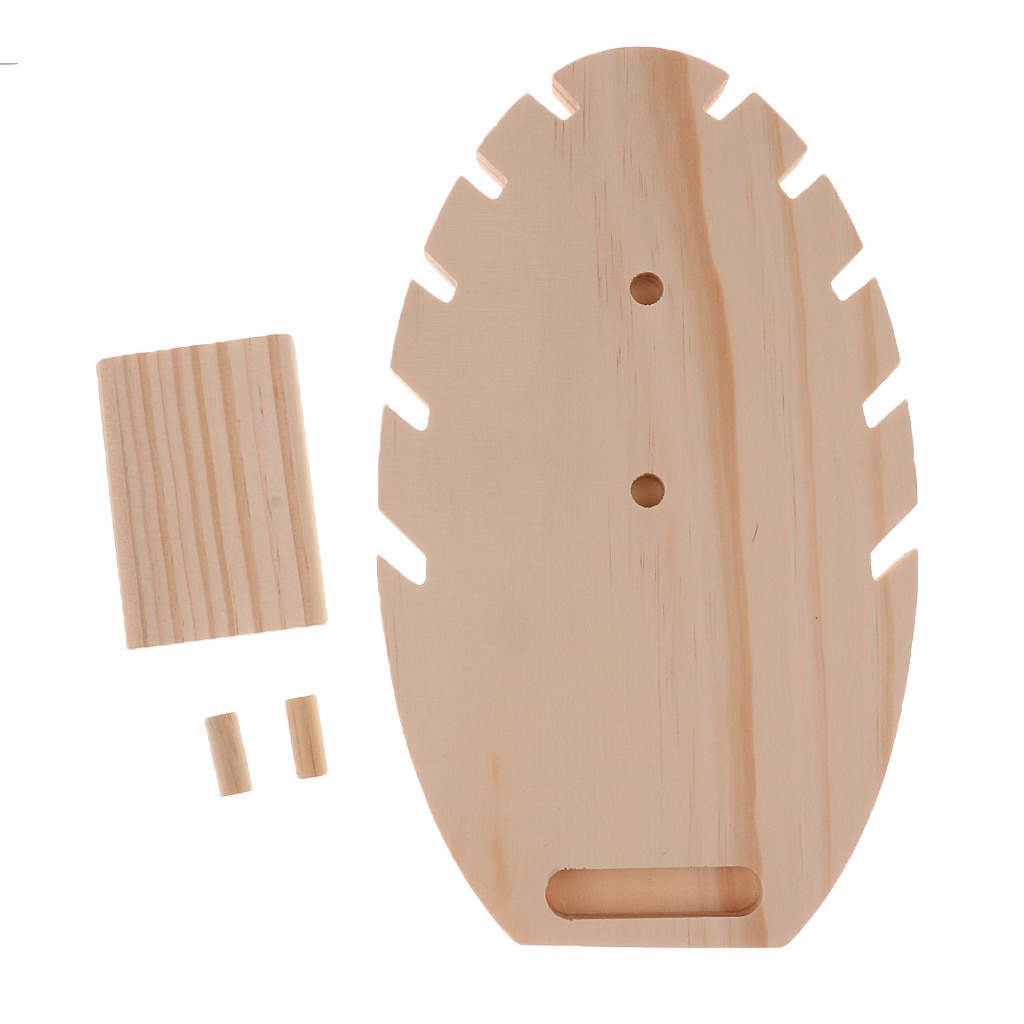 Wooden Jewelry Display Stands (2pcs)