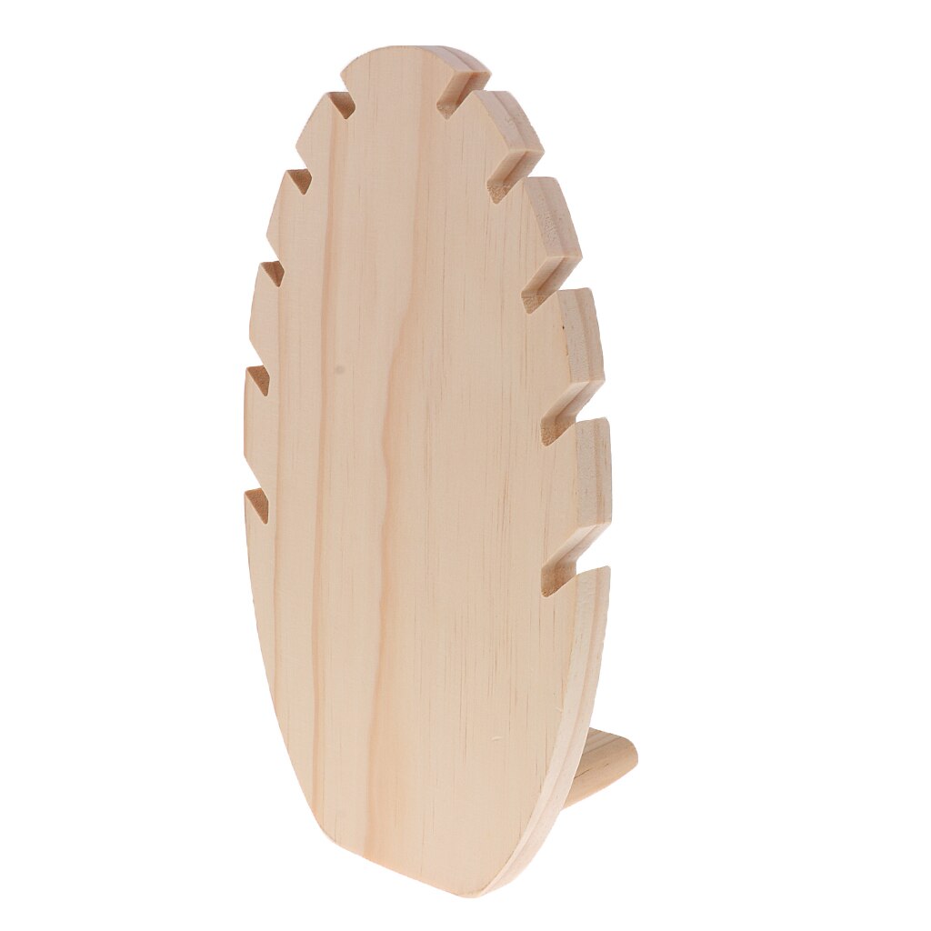 Wooden Jewelry Display Stands (2pcs)