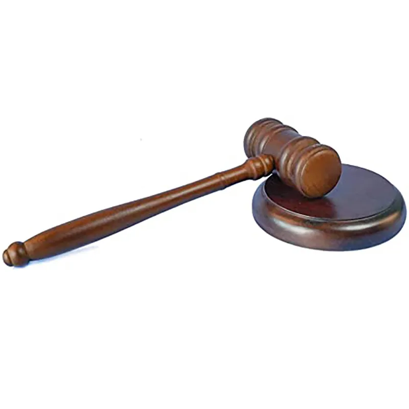 Wooden Judge Hammer Handcrafted Delicate Wood Adjudgement Gavel For Auction Lawyer Sound Hand Tools