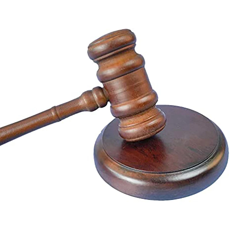Wooden Judge Hammer Handcrafted Delicate Wood Adjudgement Gavel For Auction Lawyer Sound Hand Tools