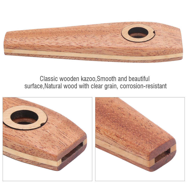 Wooden Kazoo Wind Instrument Wooden Kazoo Wind Instrument