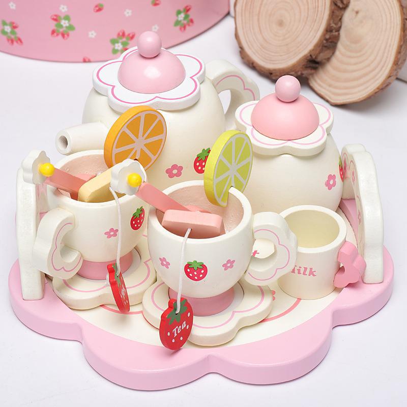 Wooden Kids Tea Party Set
