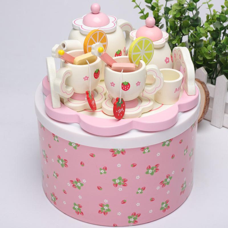 Wooden Kids Tea Party Set