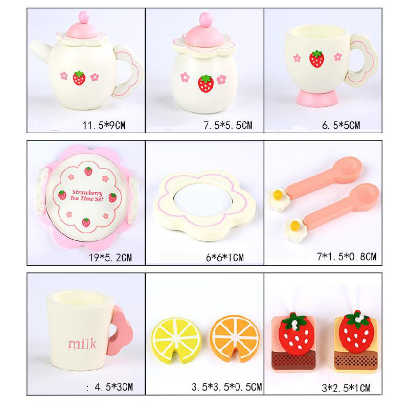 Wooden Kids Tea Party Set