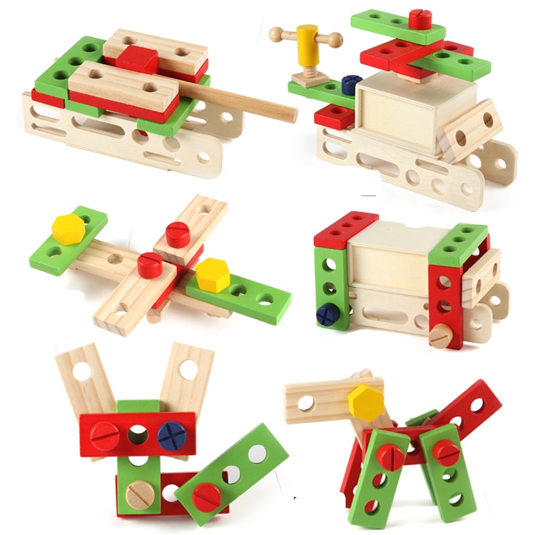Wooden Kids Tool Box Kit (20pcs) Wooden Kids Tool Box Kit (20pcs)