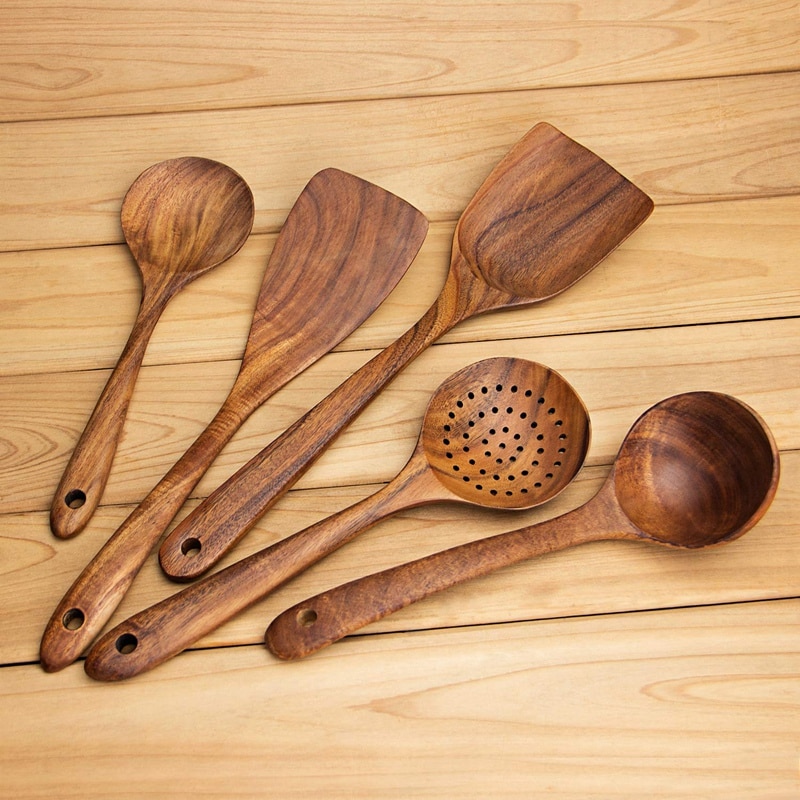 Wooden Kitchen Tools Set (5pcs) Wooden Kitchen Tools Set (5pcs)