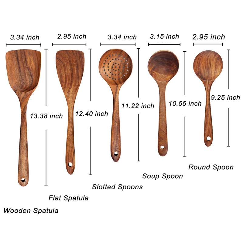 Wooden Kitchen Tools Set (5pcs) Wooden Kitchen Tools Set (5pcs)