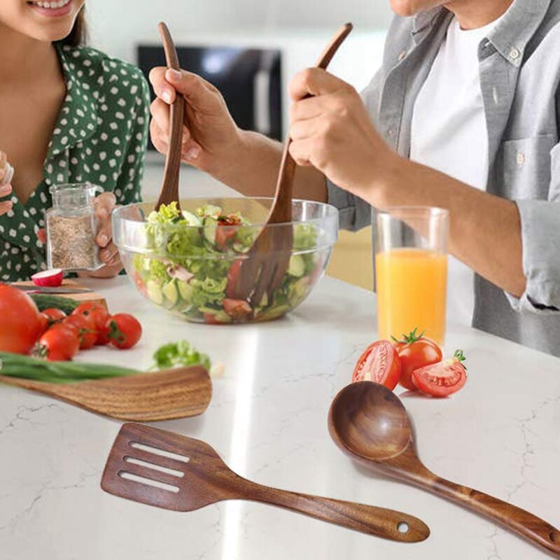Wooden Kitchen Utensil Set (6 pcs) Wooden Kitchen Utensil Set (6 pcs)