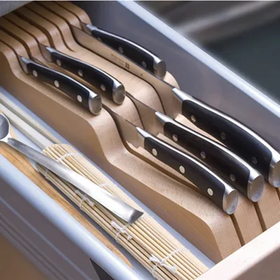 Wooden Knife Holder for Drawer Wooden Knife Holder for Drawer