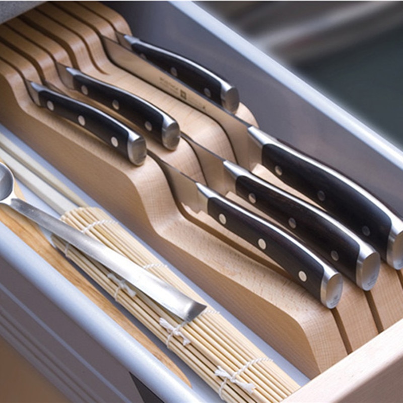 Wooden Knife Holder for Drawer Wooden Knife Holder for Drawer