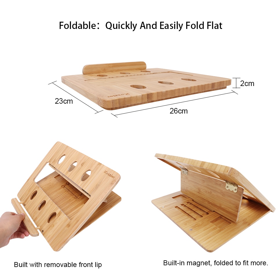 Wooden Laptop Stand Foldable