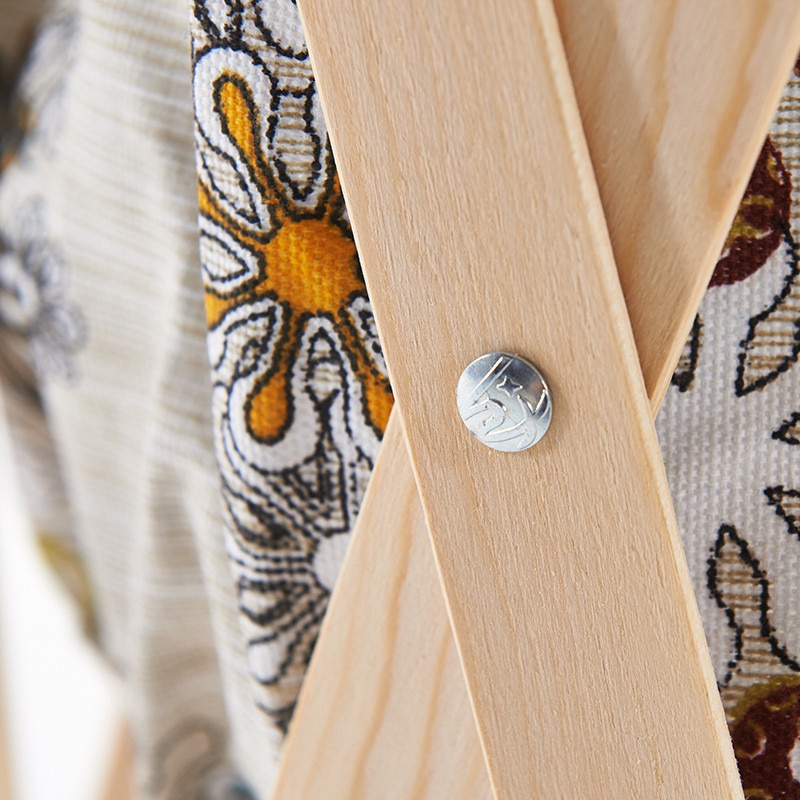 Wooden Laundry Basket with Fabric Liner