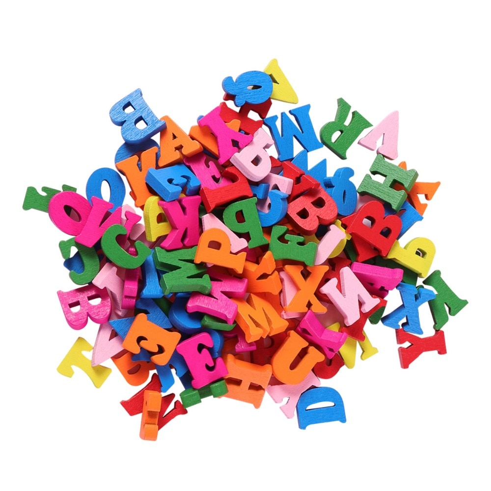 Wooden Letters Educational Wall Letter (100 pieces)