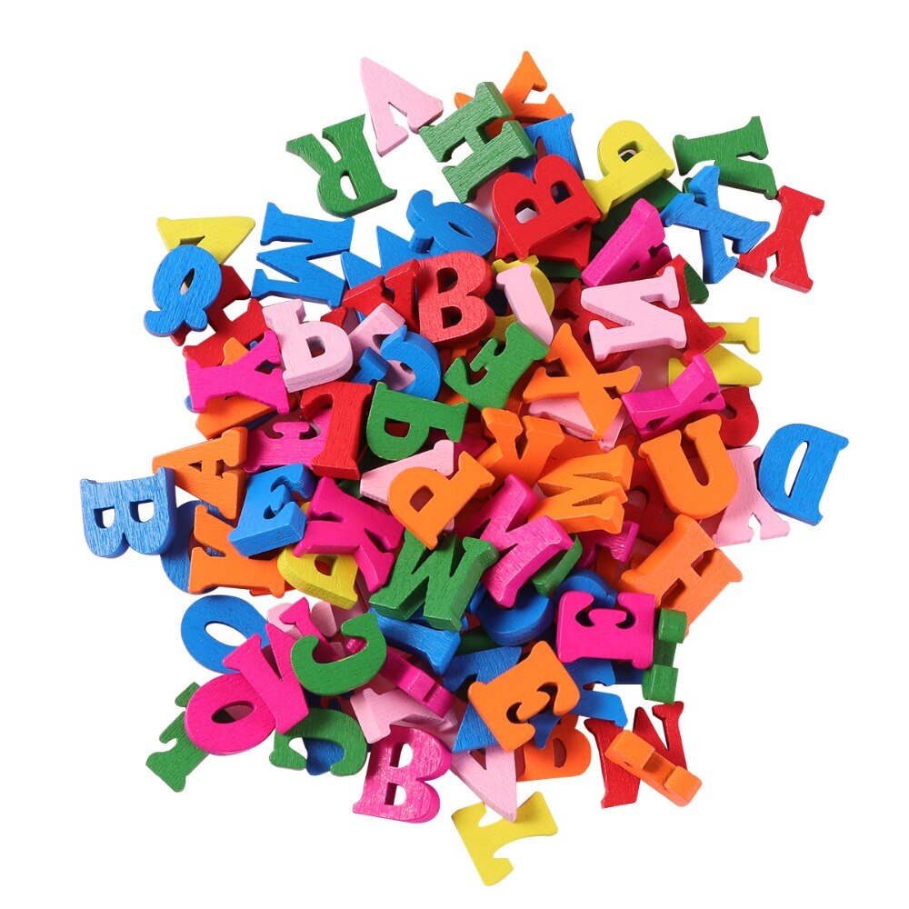 Wooden Letters Educational Wall Letter (100 pieces) Wooden Letters Educational Wall Letter (100 pieces)