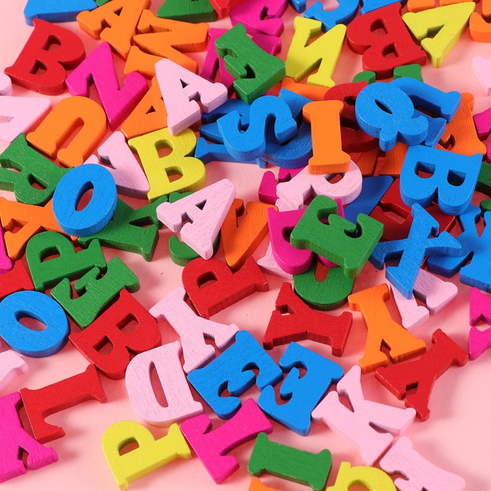 Wooden Letters Educational Wall Letter (100 pieces) Wooden Letters Educational Wall Letter (100 pieces)