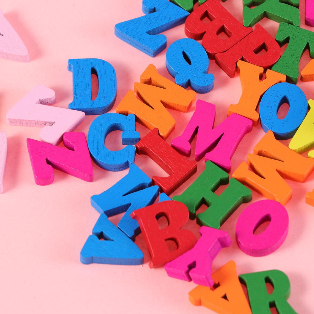 Wooden Letters Educational Wall Letter (100 pieces) Wooden Letters Educational Wall Letter (100 pieces)