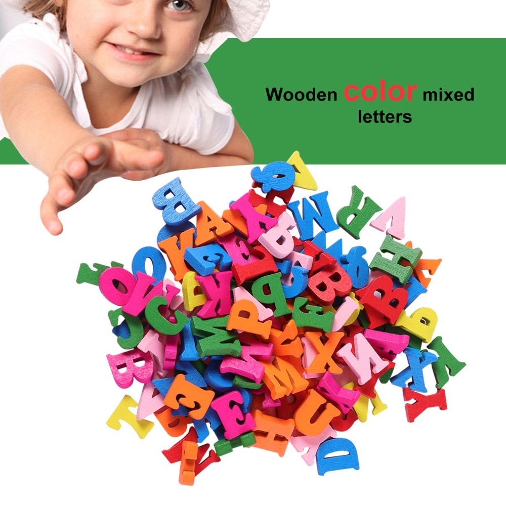 Wooden Letters Educational Wall Letter (100 pieces) Wooden Letters Educational Wall Letter (100 pieces)