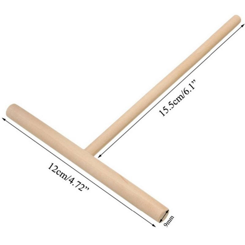 Wooden Long Handle Pancake Spreader
