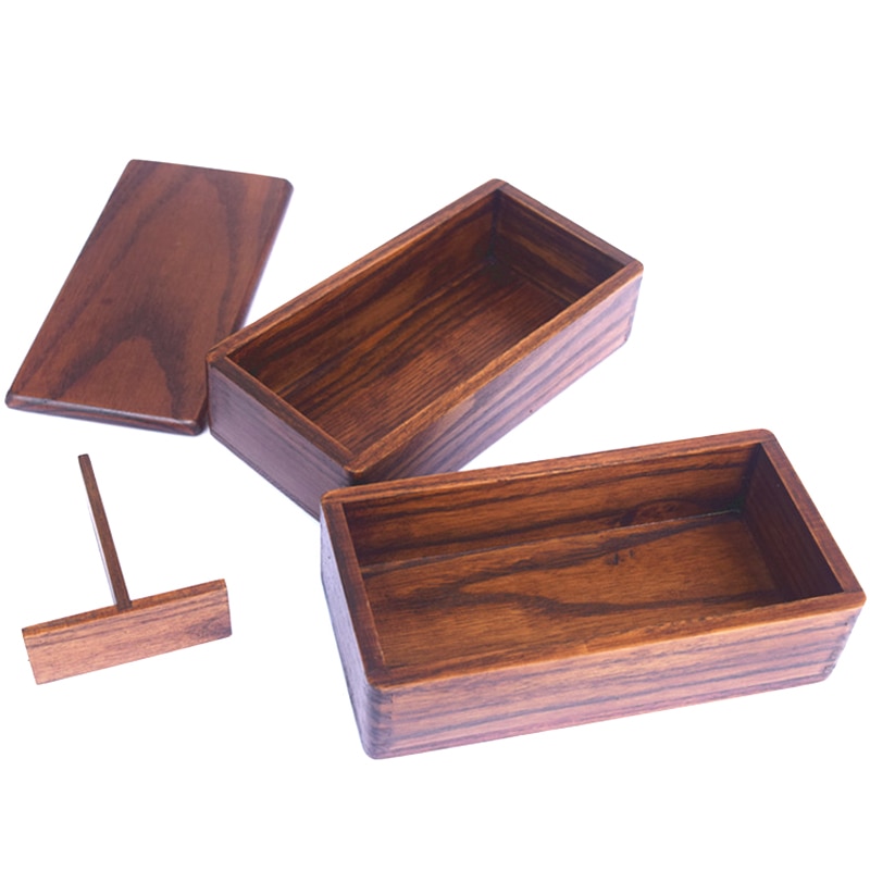 Wooden Lunch Box with 2 Layers Wooden Lunch Box with 2 Layers