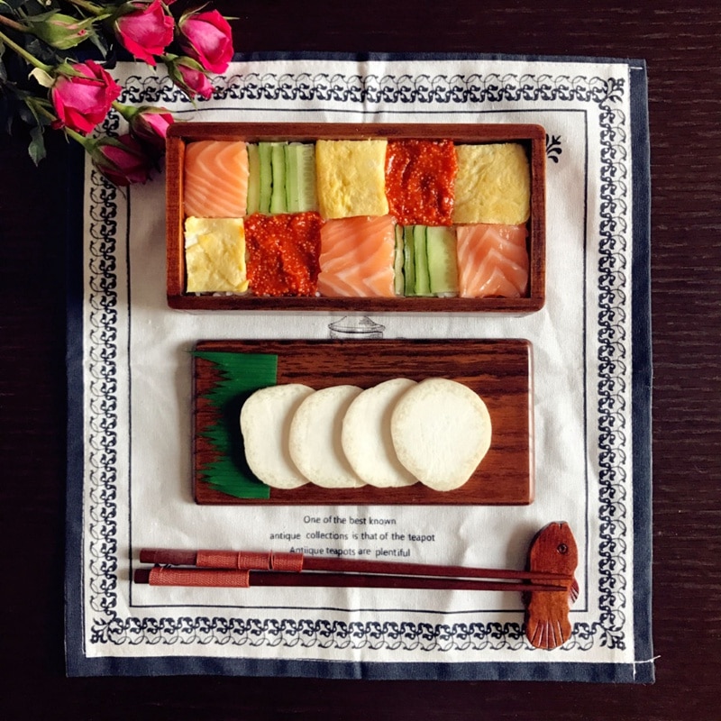 Wooden Lunch Box with 2 Layers Wooden Lunch Box with 2 Layers