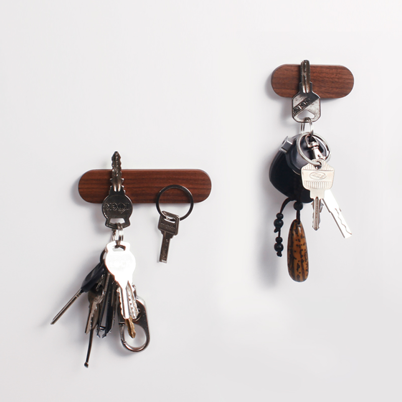 Wooden Magnetic Key Holder for Wall