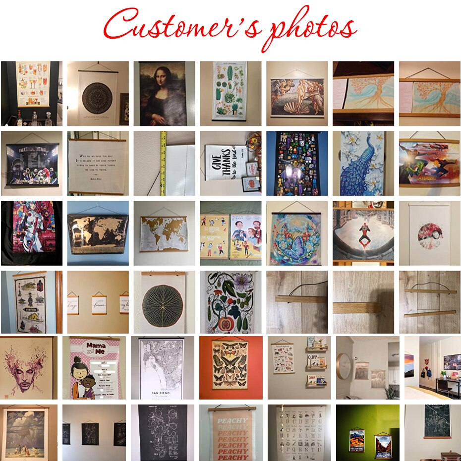 Wooden Magnetic Poster Frame Wooden Magnetic Poster Frame