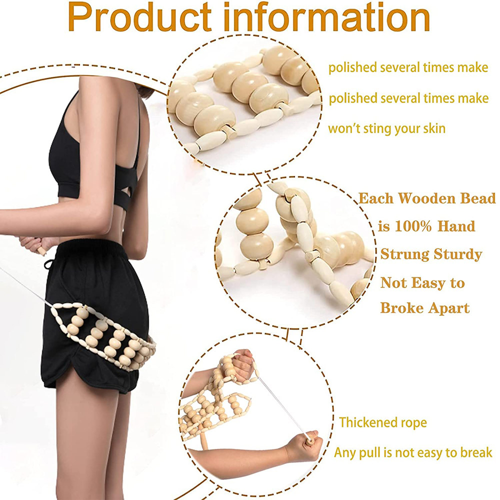 Wooden Massage Roller Whole Body Massager