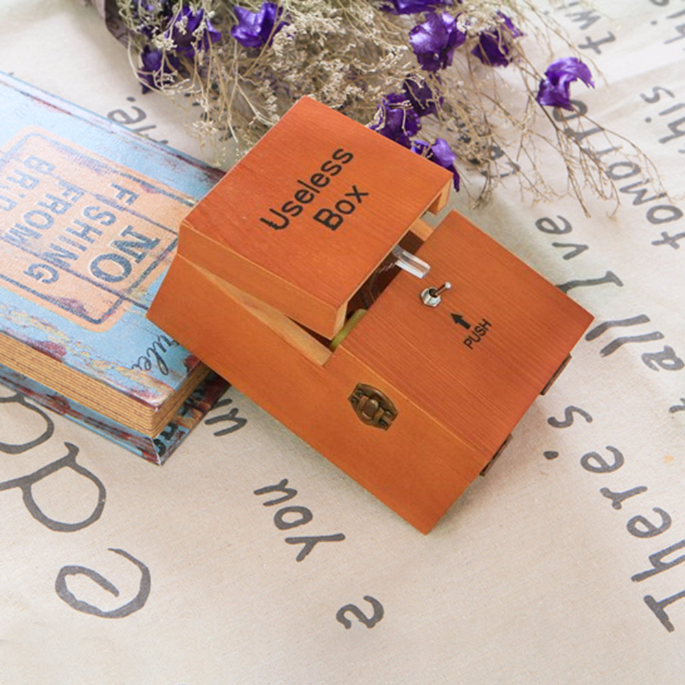 Wooden Mechanical Useless Box Wooden Mechanical Useless Box