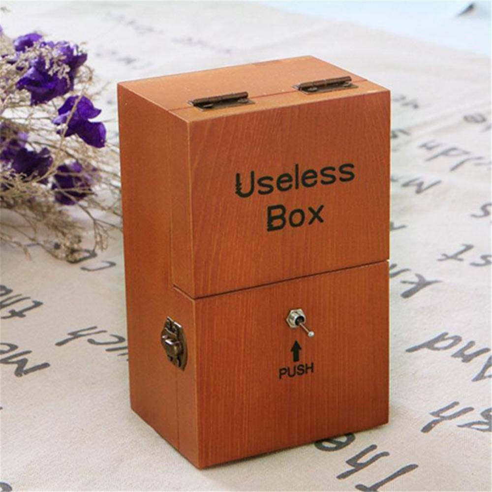 Wooden Mechanical Useless Box Wooden Mechanical Useless Box