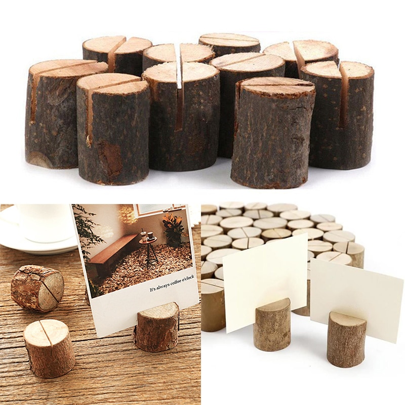 Wooden Menu Holders Mini Stumps (50pcs) Wooden Menu Holders Mini Stumps (50pcs)