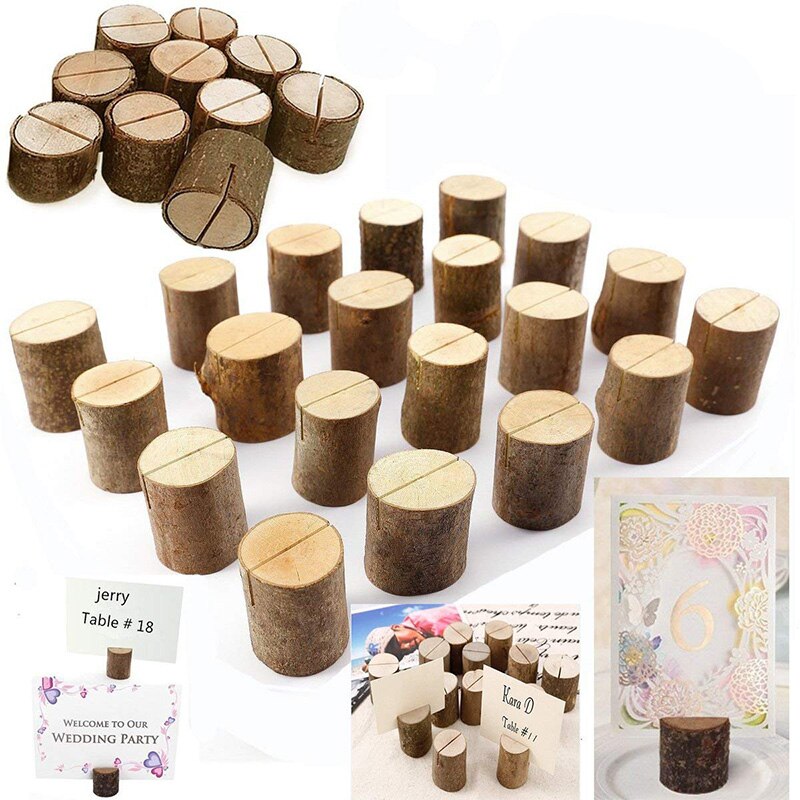 Wooden Menu Holders Mini Stumps (50pcs) Wooden Menu Holders Mini Stumps (50pcs)