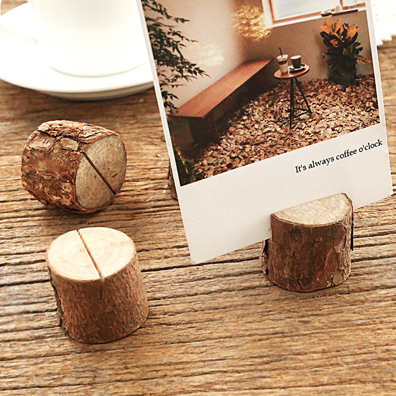 Wooden Menu Holders Mini Stumps (50pcs) Wooden Menu Holders Mini Stumps (50pcs)