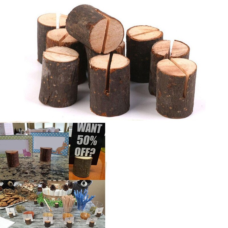 Wooden Menu Holders Mini Stumps (50pcs) Wooden Menu Holders Mini Stumps (50pcs)