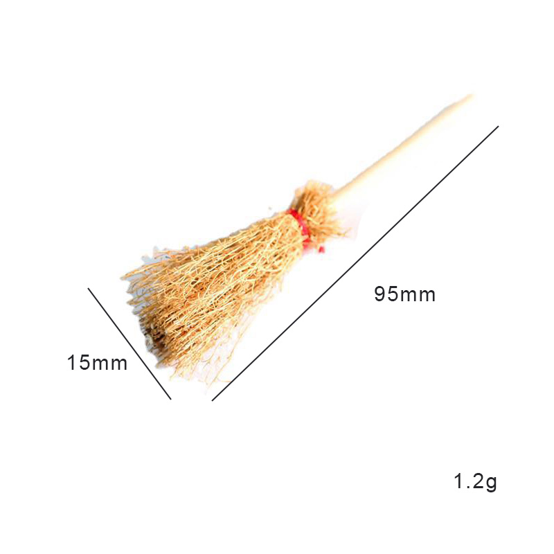 Wooden Mini Witch Brooms (12pcs) Wooden Mini Witch Brooms (12pcs)