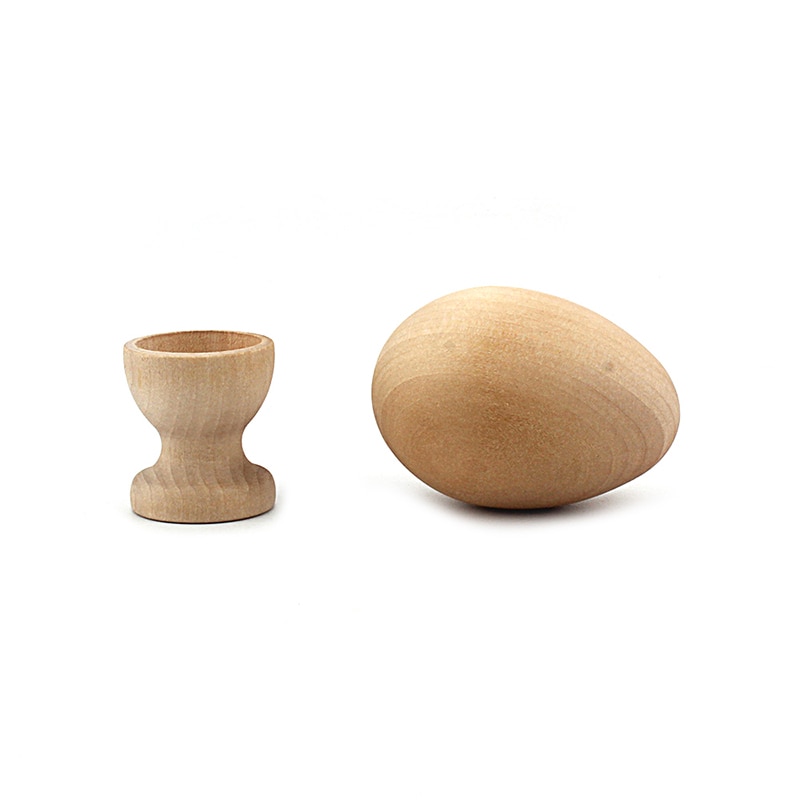 Wooden Montessori Egg Cup Wooden Montessori Egg Cup