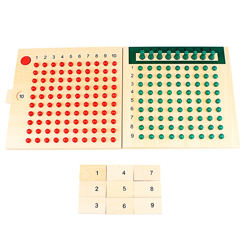 Wooden Montessori Multiplication Boards Wooden Montessori Multiplication Boards