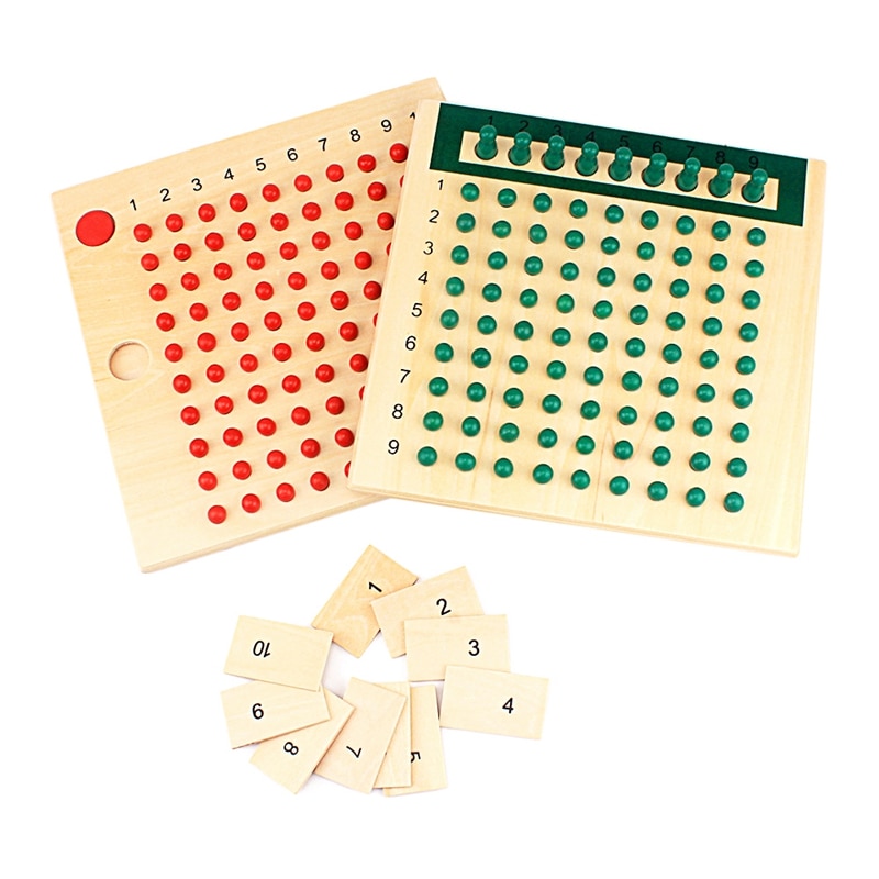 Wooden Montessori Multiplication Boards Wooden Montessori Multiplication Boards