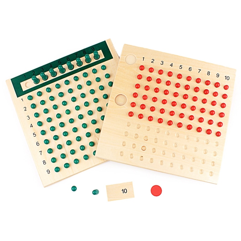 Wooden Montessori Multiplication Boards Wooden Montessori Multiplication Boards