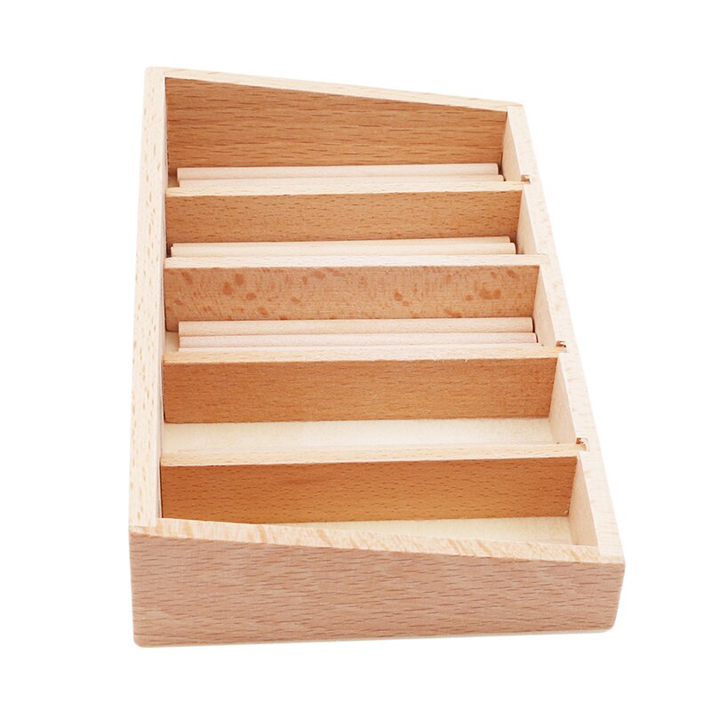 Wooden Montessori Spindle Box (45pcs)