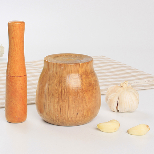 Wooden Mortar and Pestle Kitchen Tool Wooden Mortar and Pestle Kitchen Tool