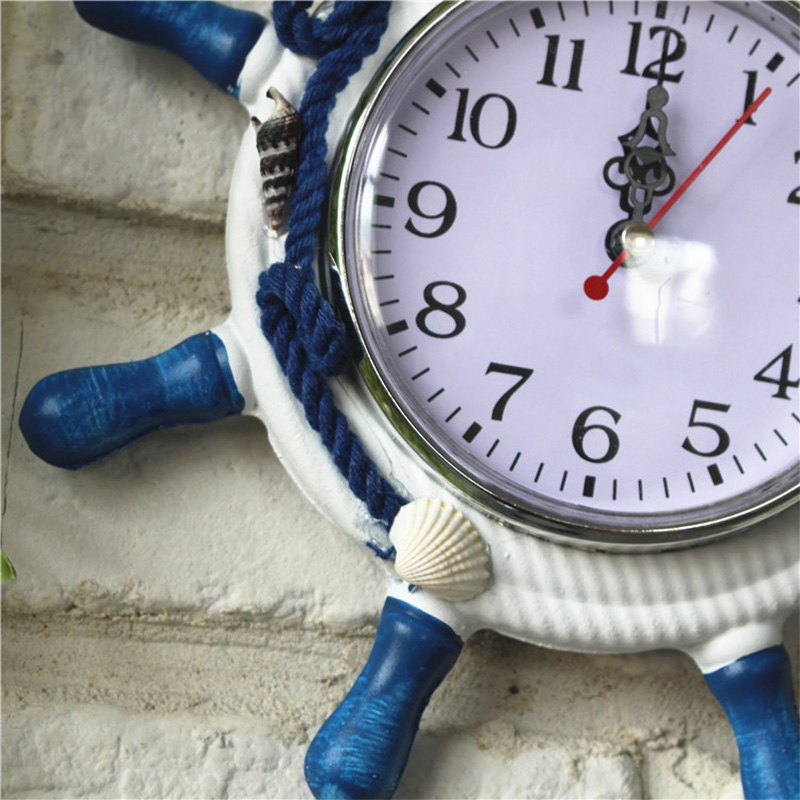 Wooden Nautical Wall Clock Wooden Nautical Wall Clock
