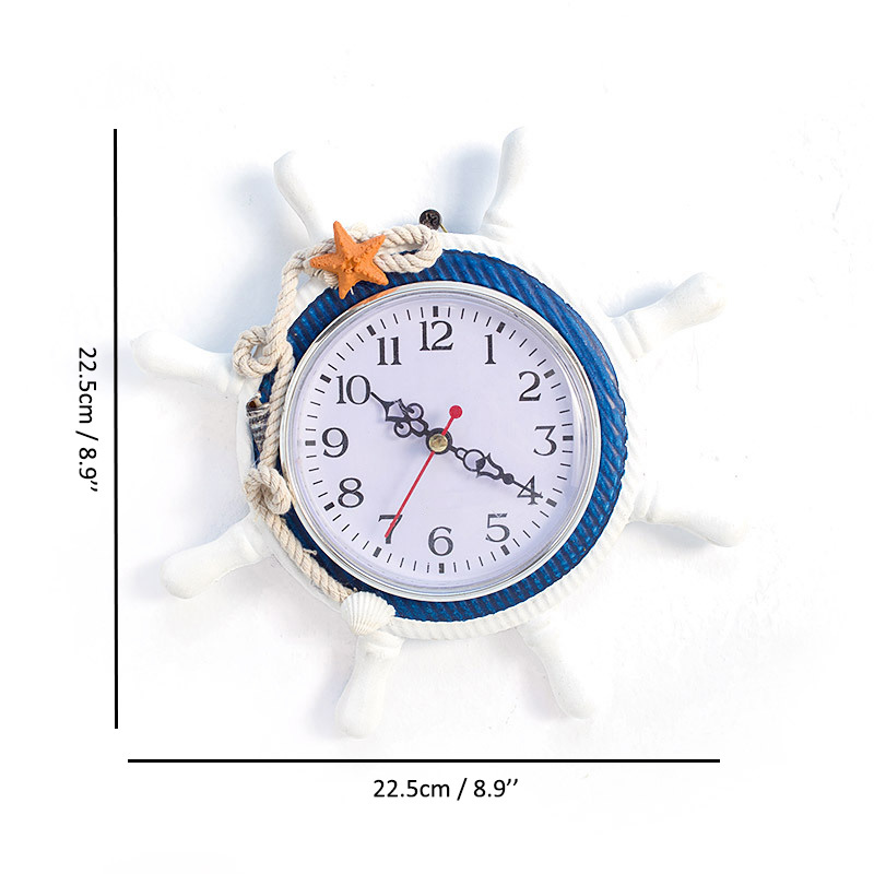 Wooden Nautical Wall Clock Wooden Nautical Wall Clock
