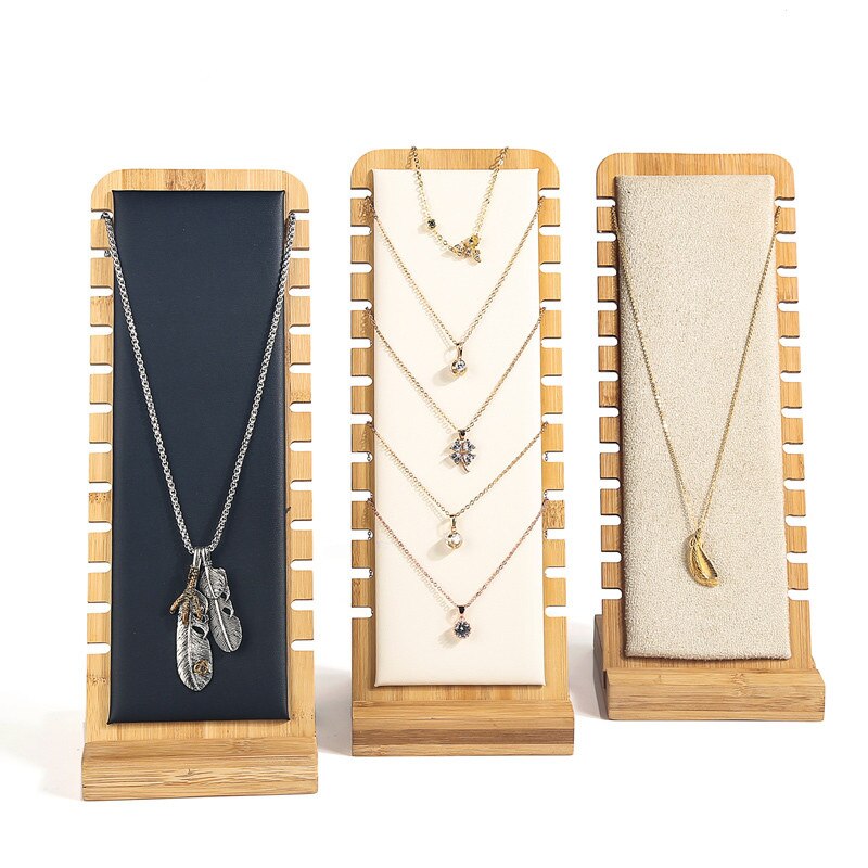 Wooden Necklace Display Stand Holder Wooden Necklace Display Stand Holder