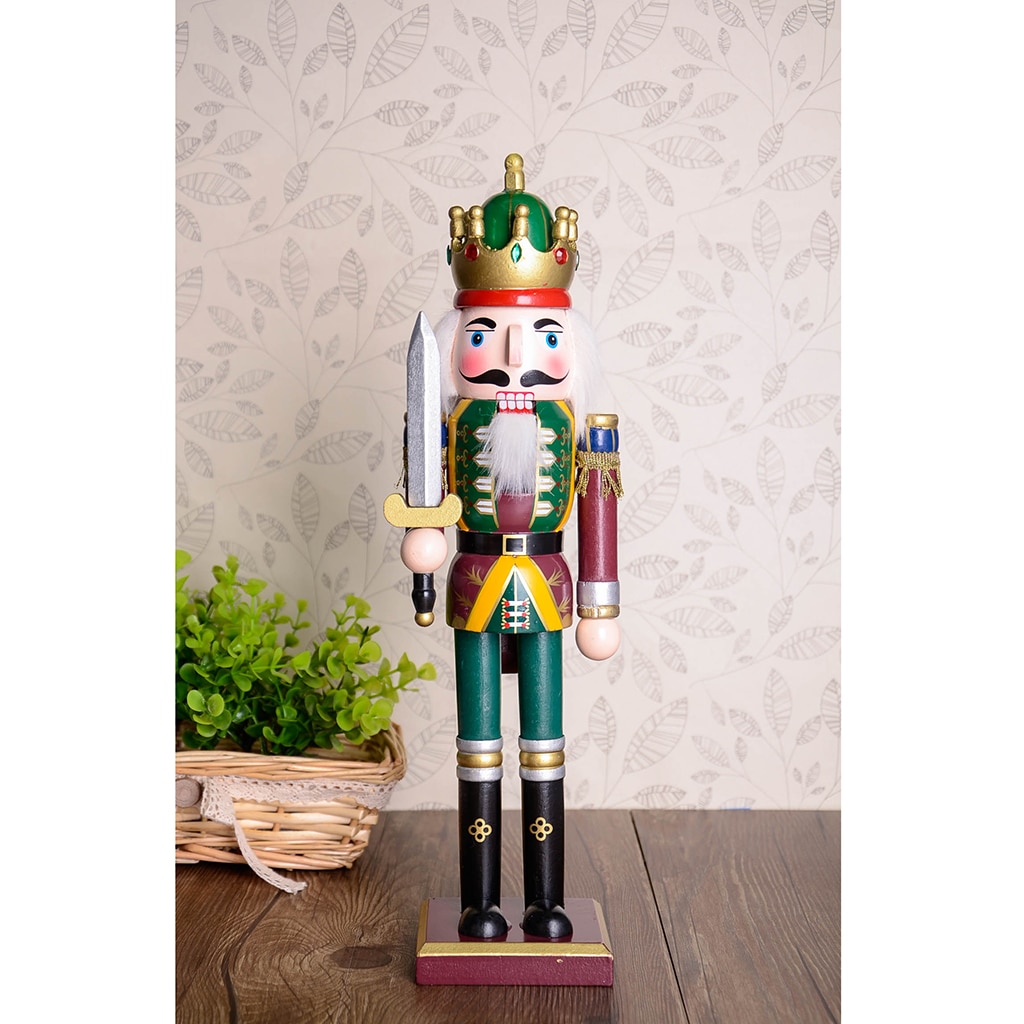 Wooden Nutcracker Soldier Figurine