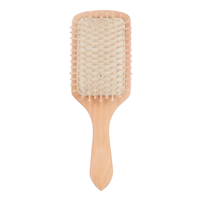 Wooden Paddle Hair Brush Scalp Massager Wooden Paddle Hair Brush Scalp Massager
